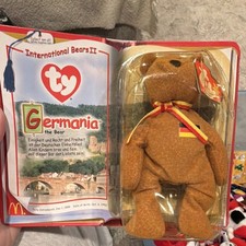 Ty Teenie Beanie Babies Germania the Bear International Bears II 2000