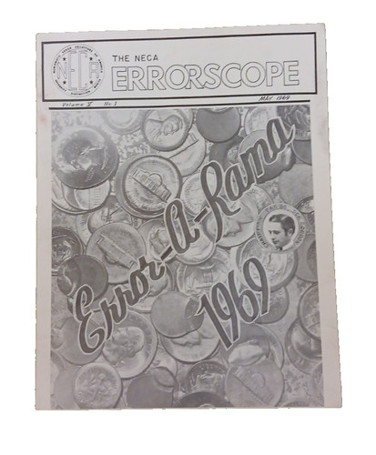 NECA Errorscope 1969 issue (Vol 5 #1) - specialized error coin publication