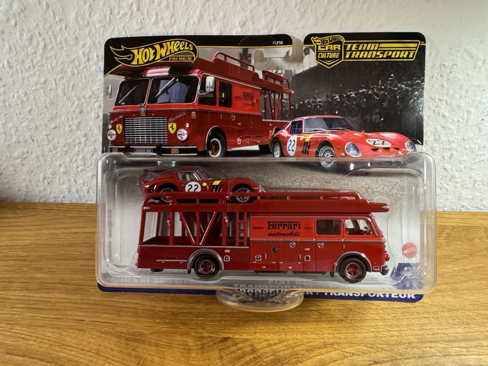 Hot Wheels Team Transport Ferrari 250 GTO / Fiat 642 RN2 Bartoletti Transporteur - Bild 2 von 4