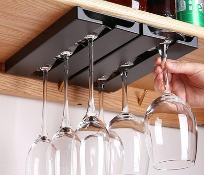 ''Portavasos para Copas de Vino Bajo Gabinete Organizador para Cocina y Bar ''