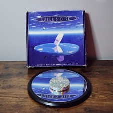 Euler's Disk Tabletop Holographic Scientific Display 1996 w/ Box by Tangent Toys