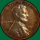 1929-S Lincoln Wheat Cent Extremely Fine XF Coin, Cleaned #43448