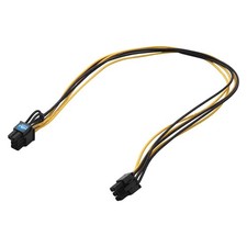 Power Cable GPU Video Card from 6 Pin Motherboard to 8 Pin 6 2 0.5m