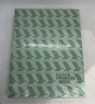 Vintage Eagle-A Typing Paper Typewriter Onion Skin F4095 8.5x11 500 sheets OLD