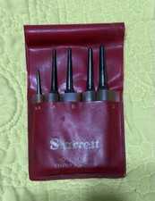 Starrett 5 Piece Center Punch Set With Knurle...