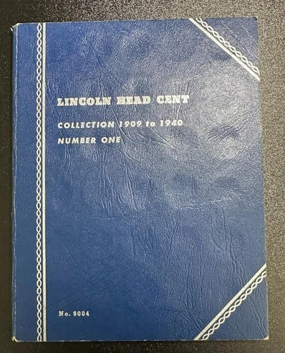 1910-1940PDS US LINCOLN CENT Set of 62 Different w/Album! #19 Old US Coins!