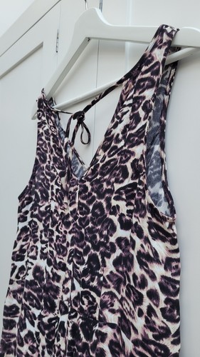 Whistles Animal Print Jumpsuit Sz 6 - Picture 2 of 8