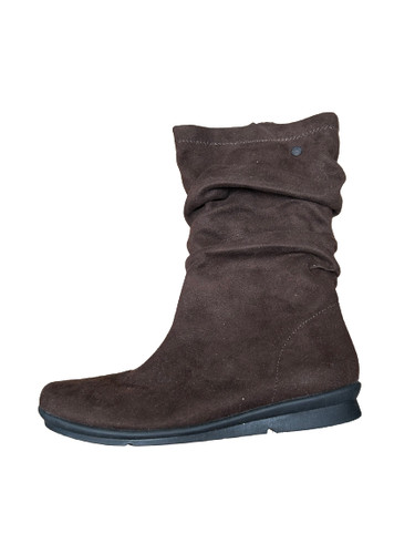 Bussola Women's Boots Cassy (Cocoa & Forest Green)