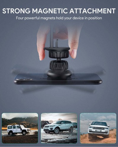 AUKEY HD-C74 Porta Telefono da Auto Magnetico Universale Supporto Cellulare Auto - Foto 5 di 9