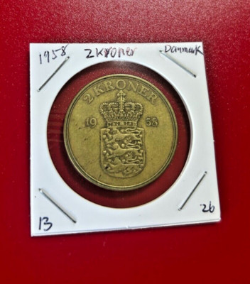 デンマーク　2クローネ　1958 【NGC MS64】　世界 1958 2 KRONER DENMARK COIN - NICE WORLD COIN!!! | eBay