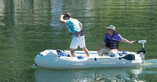 Sea Eagle SE9 Fisherman’s Dream Pkg Inflatable Motor Mount Boat - Free Shipping! - Picture 5 of 5