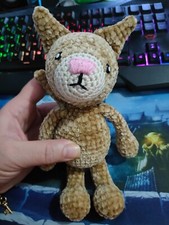 Pupazzo a uncinetto Gatto amigurumi Fatto a Mano Handmade