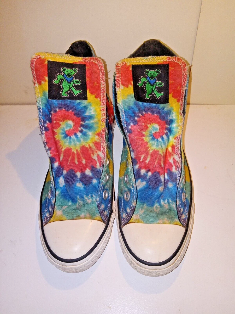 Grateful dead tie dye converse deals