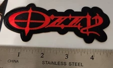Ozzy Ozbourne Embroidered Iron/Sew On Band Patch