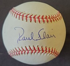 Paul Blair Baltimore Orioles Autograph MLB AL Baseball + Case
