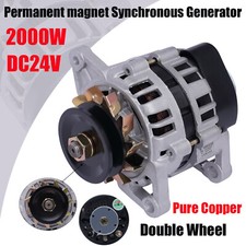 2000W  Permanent Magnet Synchronous Generator DC Low Rpm Alternator Charging