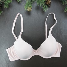 Maidenform Bra 34B Pink Padded Underwire Adjustable Clasp Back