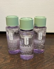 3 CLINIQUE Take the Day off Makeup Remover For Lids lashes lips - 1.7oz x 3