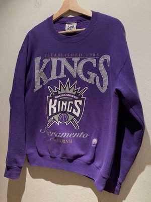 Vintage Sacramento Kings Nutmeg Sweatshirt Reprint Purple AN39581