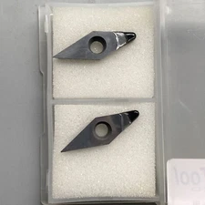 2PCS PCD polycrystalline diamond VCGT160404 Turning insertion USA