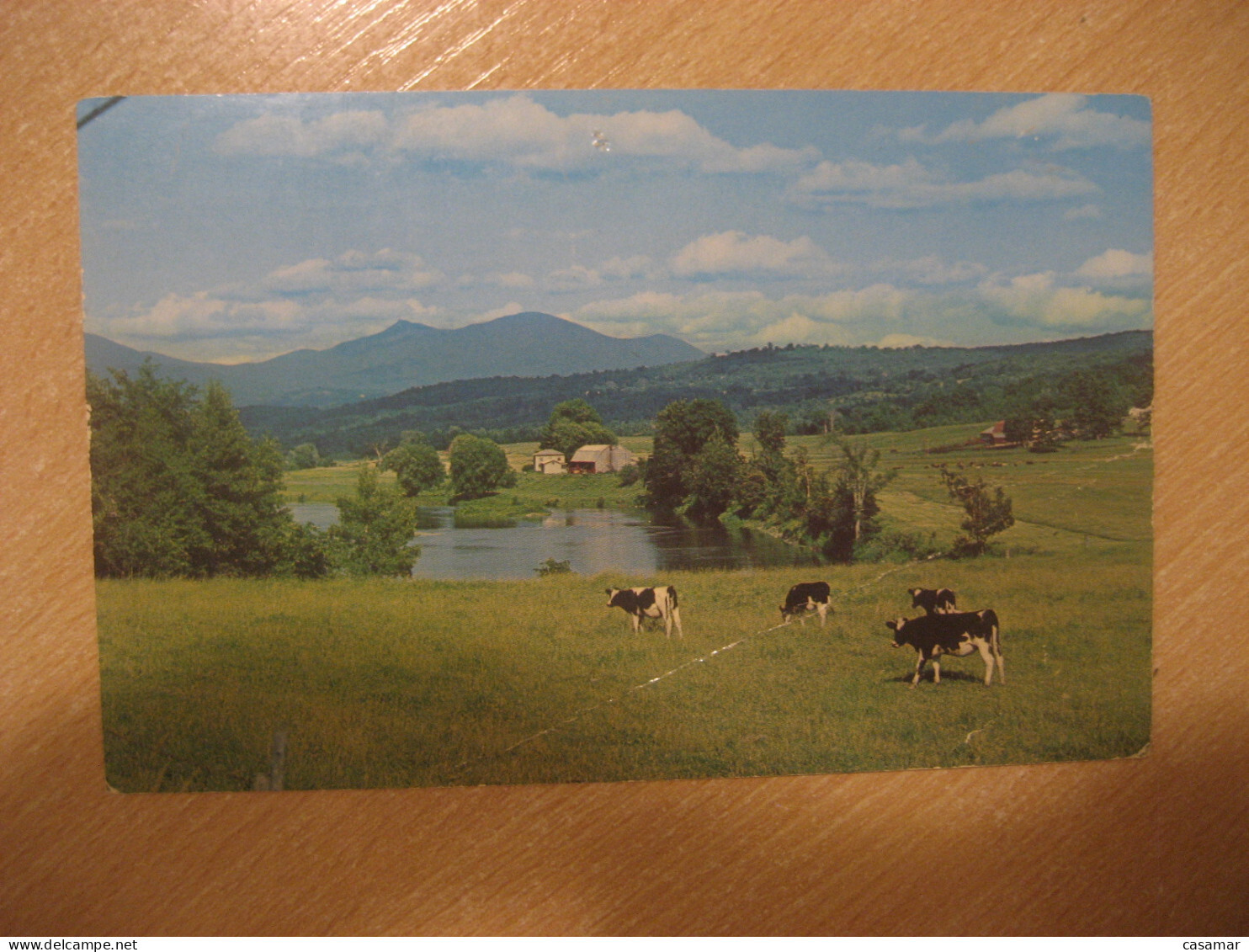 Enosburg Falls Vermont Mississquoi River Jay Peak Dairy Center Cancel