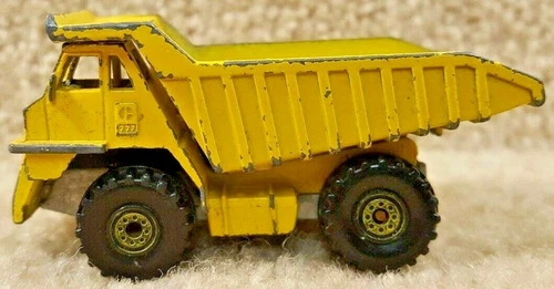Vintage 1979 Mattel Hot Wheels Workhorses CAT Caterpillar 777 Dump Truck a