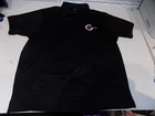 PREMIER Cool Checker Polo Golf Casual Short sleeve shirt Black 2XL with Logo New
