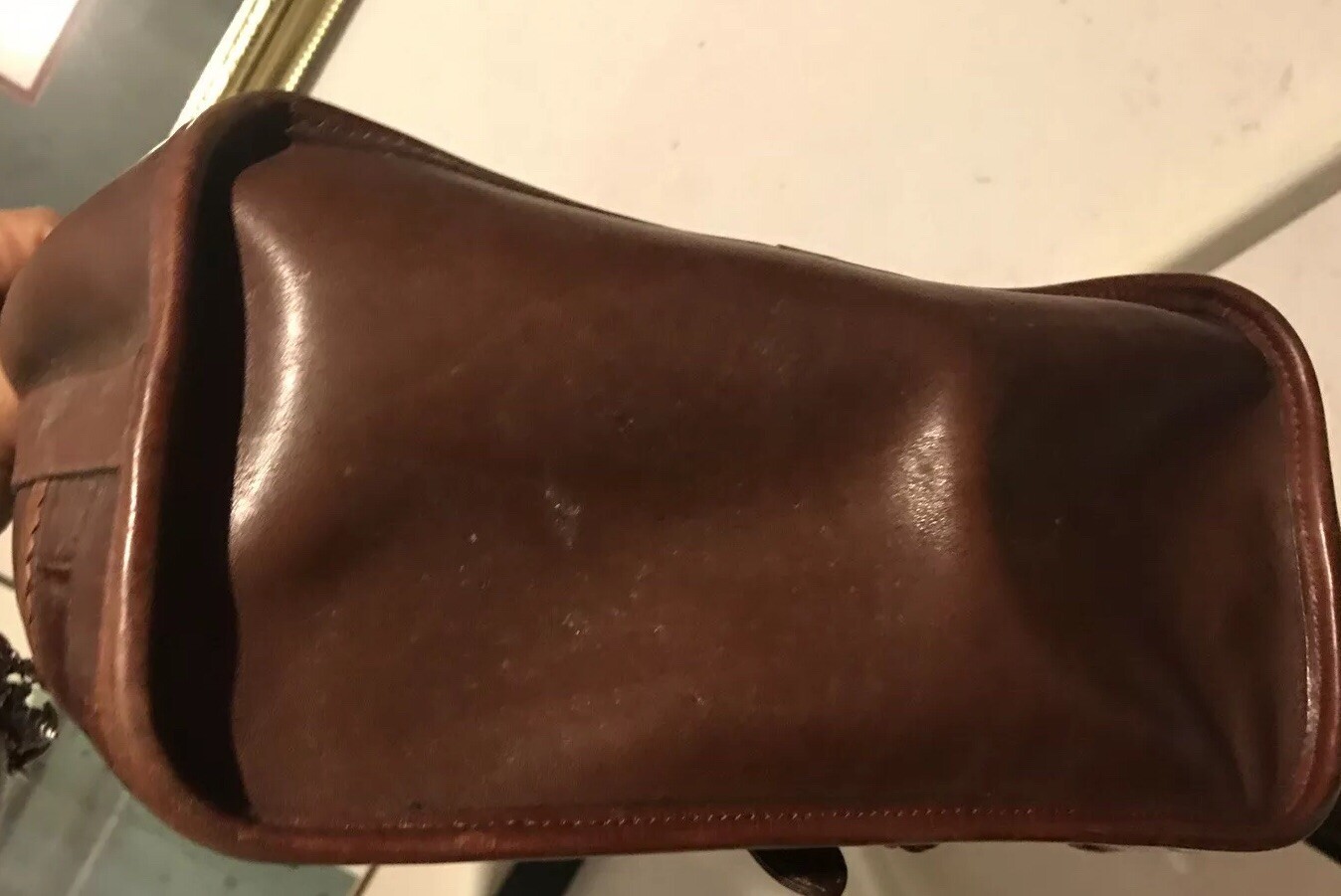 PONY BRIGHTON Western pelle invecchiata med. Borsa a tracolla convertibile