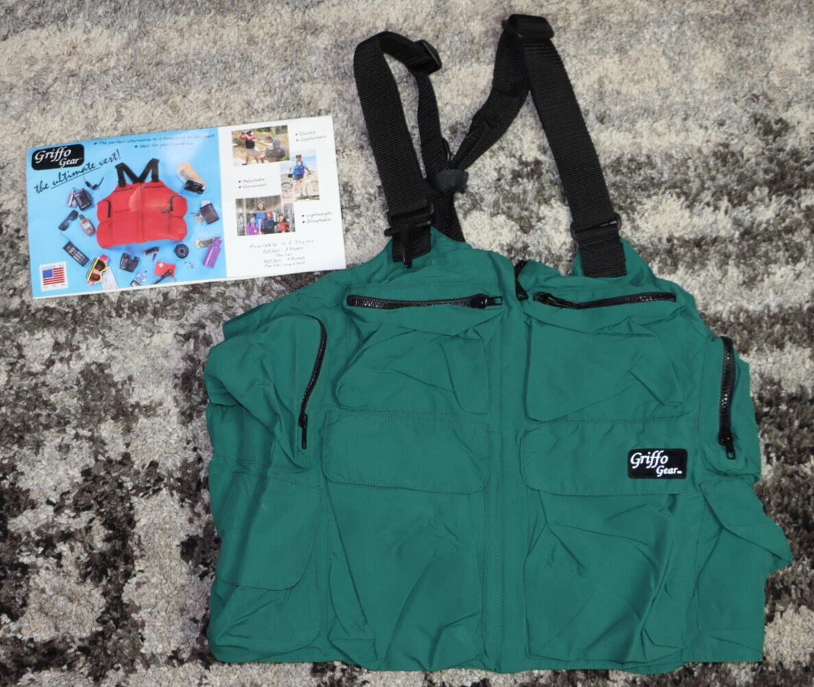 Griffo Gear Adult Full Size Vest 8-Pocket Cargo One-Size Regular USA