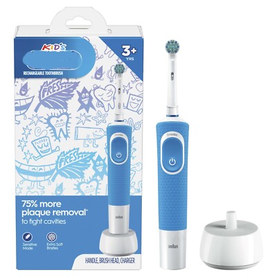 Kids Electric Toothbrush with Sensitive Brush Head and Timer