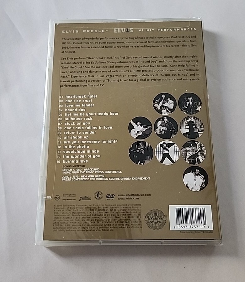 Elvis #1 Hit Performances (DVD) for sale online | eBay