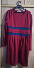 Girls' short Dress With Long Sleeves, Red, For Shopping And Occasions, Size 42