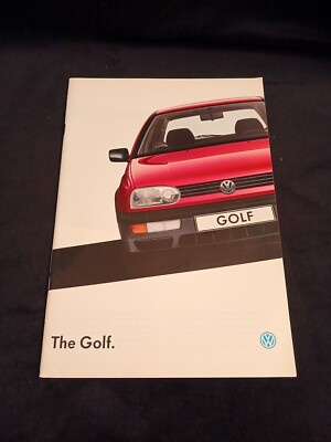 VW Golf 3 Prospekt, 1.1993,  CL, GL, GT, GTD, Syncro