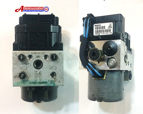 Nissan Almera ABS Hydraulikblock Bosch 0265216733 476605M301 0273004452
