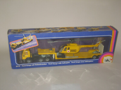 siku 3719 Ford Cargo Tieflader mit ADAC Hubschrauber OVP
