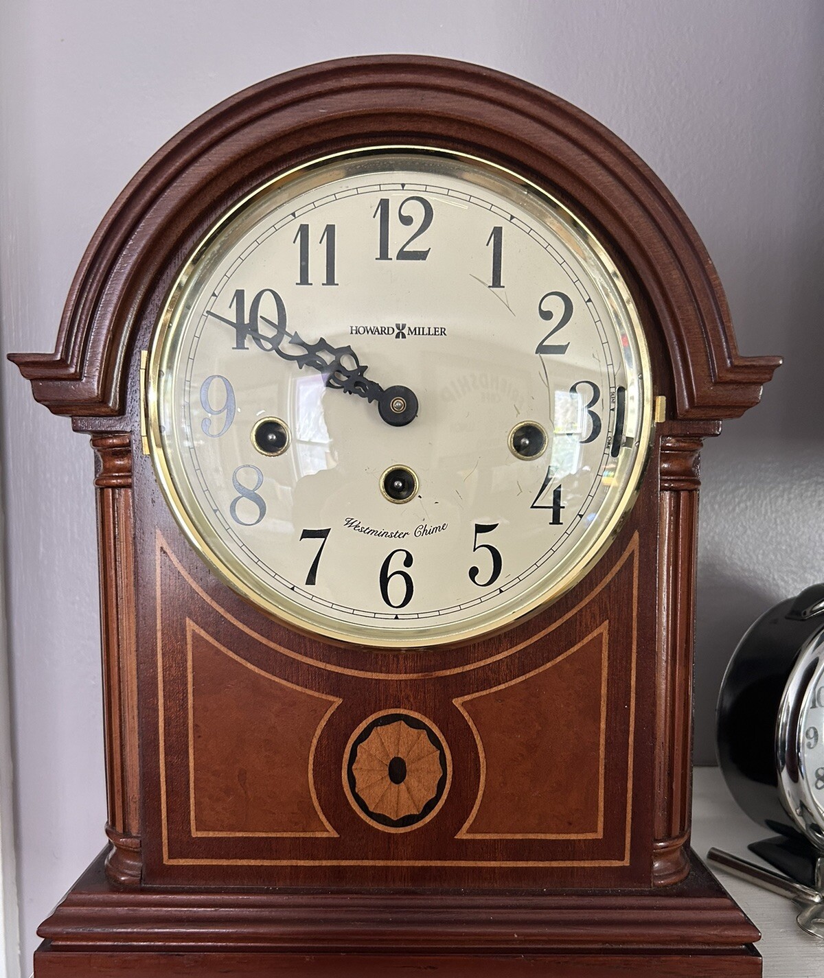 Howard Miller 613180 Mantel Clock w / Key Westminster Chimes 5 Jewels (WORKS) eBay