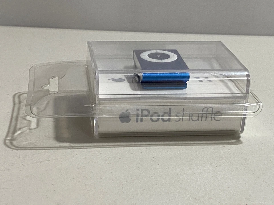 Apple iPod Shuffle 1GB NEW SEALED 2nd Generation Blue Vintage Model A1204 - Image 4 of 4