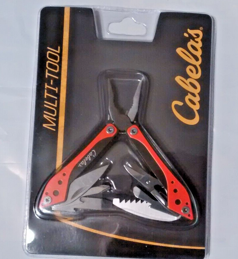 MULTI TOOL CABELLAS  8 DIFFERENT  COMBO TOOLS  $20