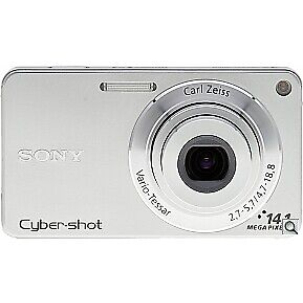 Sony Cyber-Shot DSC-W350 Digital Camera Silver 4x 14.1