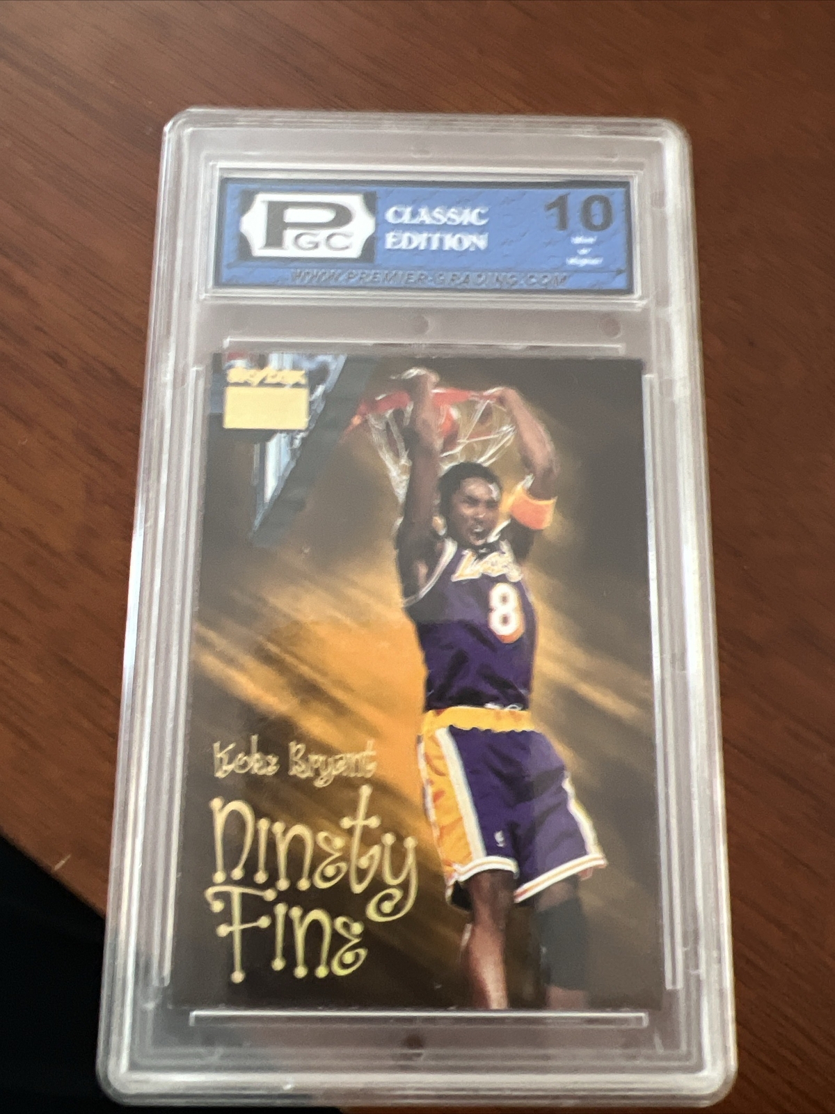 1998 Skybox Premium 205 Kobe Bryant Ninety Fine Psa Mint 9