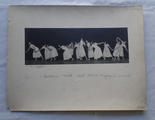 5 fotografías artísticas originales de Walery, bailarines de teatro de París, firmadas, años 20 - Imagen 4 de 12