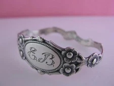 Wonderful 830 Silver NAPKIN RING Thorvald Marthinsen Norway 830S Floral patterns