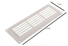 Fixed Louvre Air Vent Grille For Openings To 9 X 3 229mm X 76mm Pack Of 10