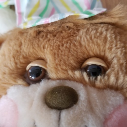 Vintage Fisher Price Sleepy Teddy Bear Brown 1985 Plush No Blanket 1401 Nightcap - Picture 19 of 24