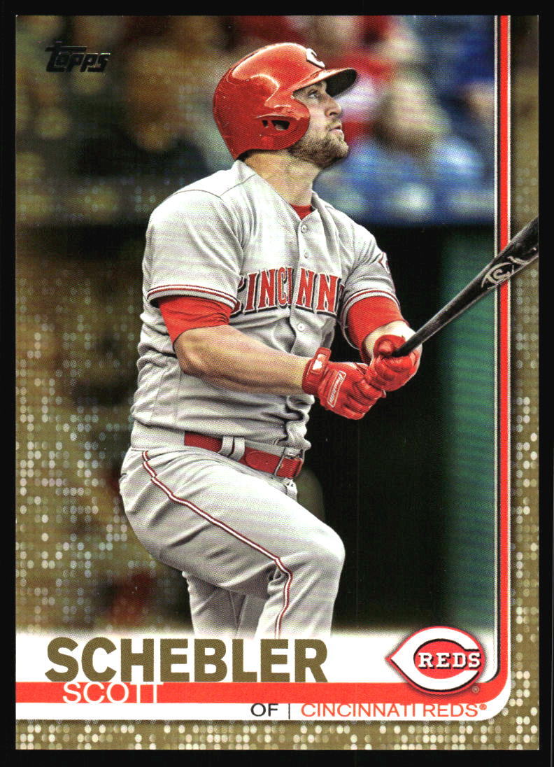 2019 Topps Scott Schebler Gold /2019 #218 Cincinnati Reds