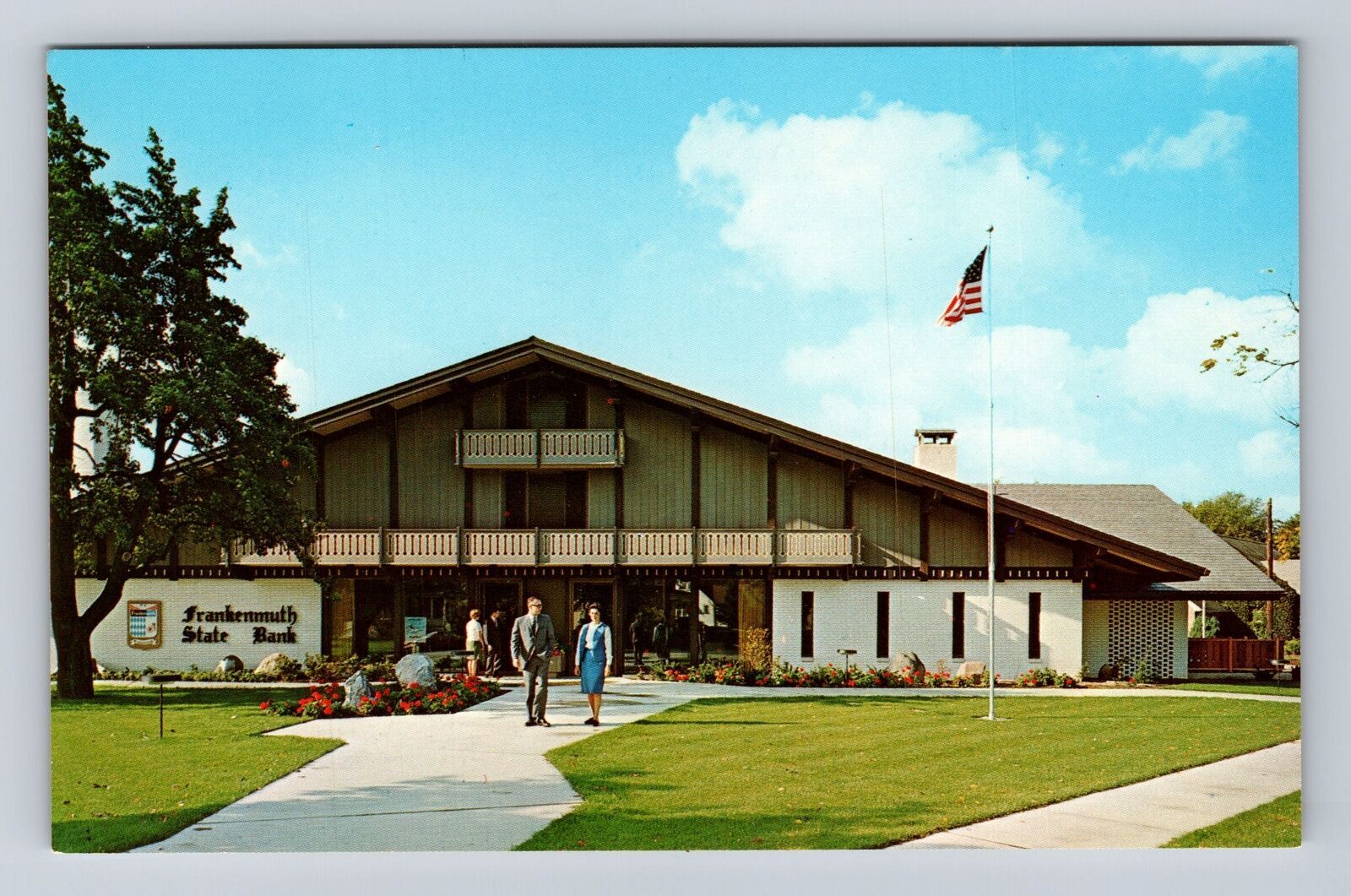 Frankenmuth MI-Michigan, Old World Heritage, Antique, Vintage Souvenir Postcard