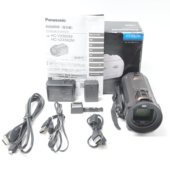 Mint】 Panasonic Panasonic 4K video camera HC-VX992M-T#3893 | eBay
