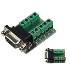 10PCS DB9 Male Adapter Signal Terminal Module RS232 Serial to Terminal Connector