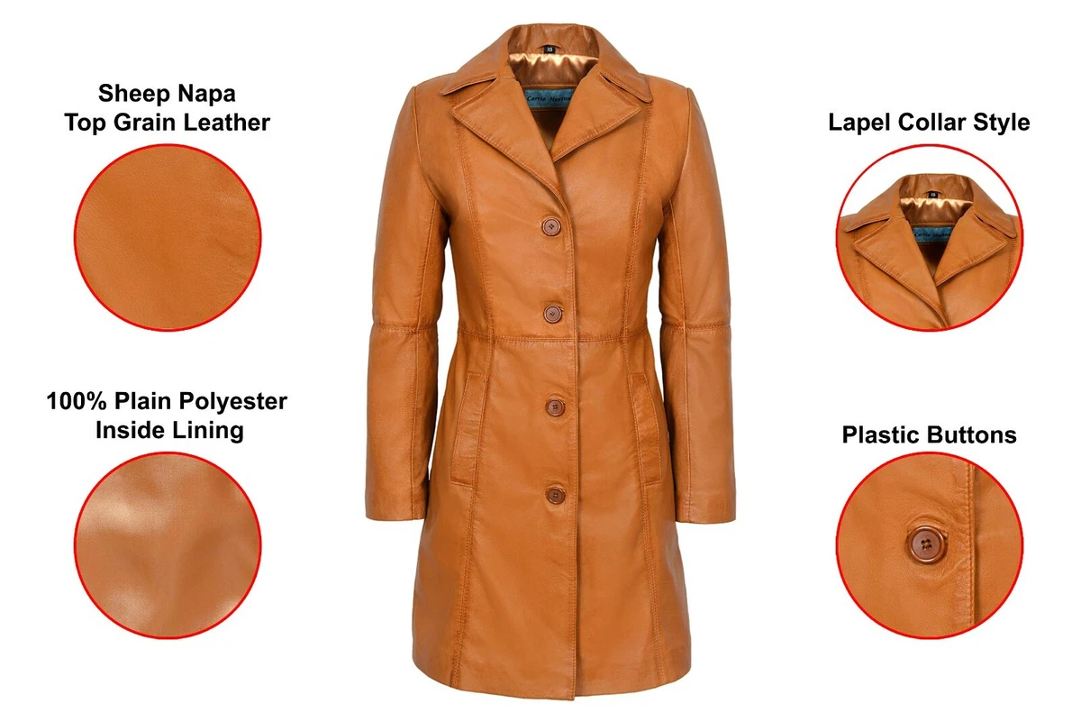 Ebay leather shop coats ladies