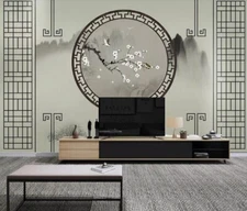 3D Gold Line Flower ZHUA5145 Wallpaper Wall Murals Removable Self-adhesive Ann